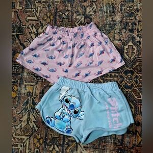 Zara Kids Stitch Shorts - Pink and Blue